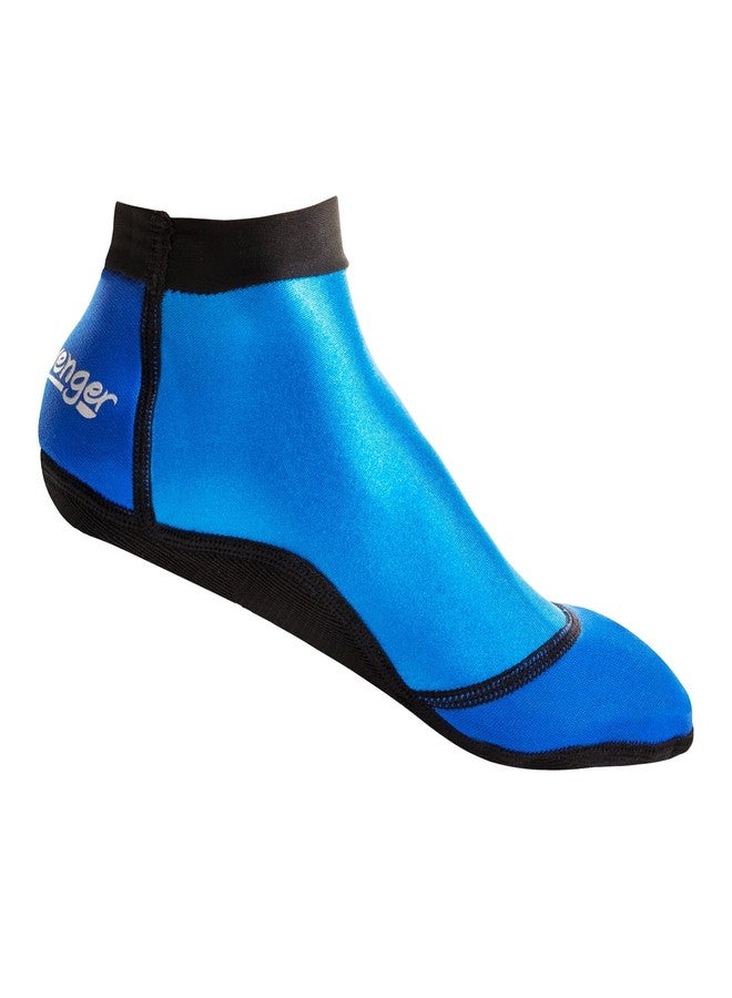 Seavenger SeaSnugs | Low Beach Socks for Sand Volleyball, Soccer, Snorkeling & Watersports (Blue, Large) - Image 1